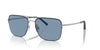 Oliver Peoples R-2 OV1343S Blue Ash/Brushed Silver Mirror #colour_blue-ash-brushed-silver-mirror