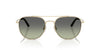 Oliver Peoples R-10 OV1346S Brushed Gold/Forest Gradient #colour_brushed-gold-forest-gradient