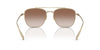Oliver Peoples Avison OV1349ST Soft Gold/Tuscan Brown Gradient Mirror #colour_soft-gold-tuscan-brown-gradient-mirror