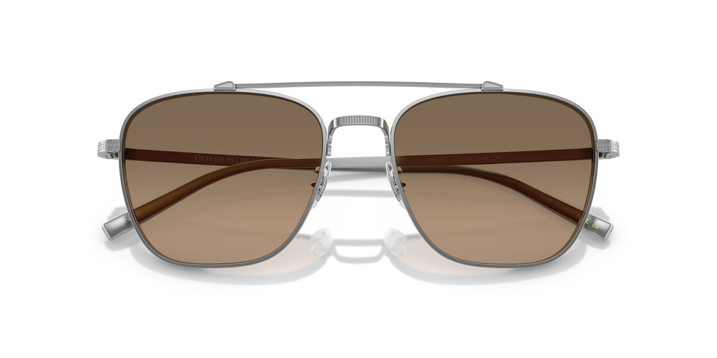 Oliver Peoples Avison OV1349ST Silver/Sandstone Gradient Polarised #colour_silver-sandstone-gradient-polarised