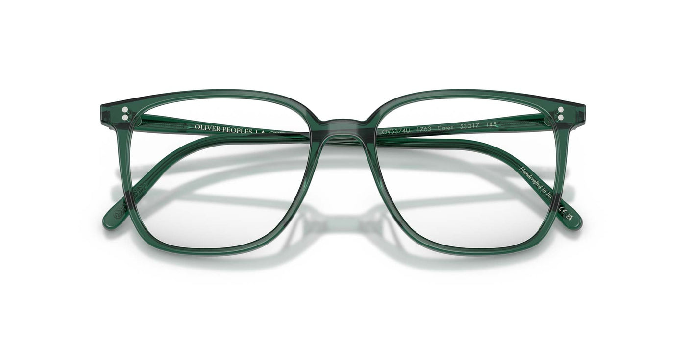 Oliver Peoples Coren OV5374U Translucent Dark Teal #colour_translucent-dark-teal