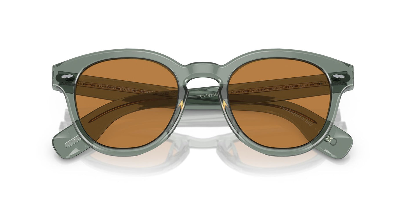 Oliver Peoples Cary Grant OV5413SU Dusty Aqua/Cognac #colour_dusty-aqua-cognac