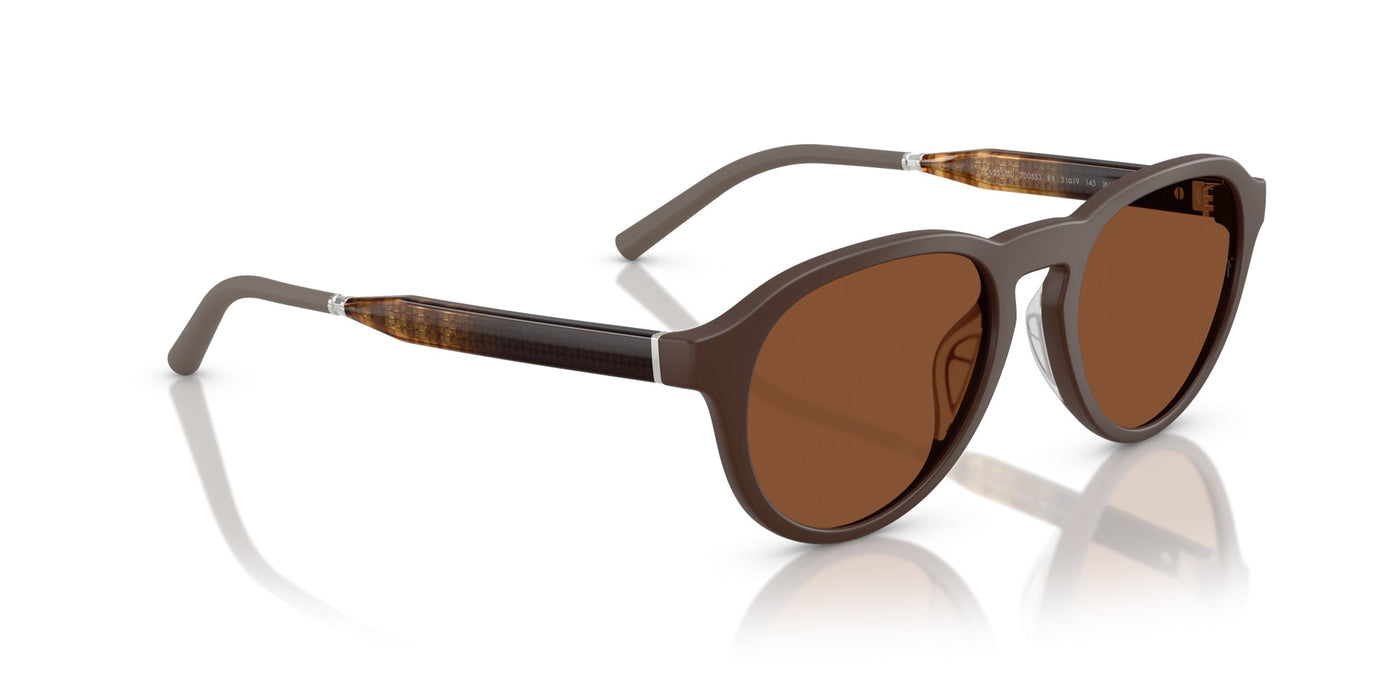 Oliver Peoples R-8 OV5557SU Semi-Matt Umber/Clay #colour_semi-matt-umber-clay