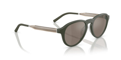 Oliver Peoples R-8 OV5557SU Semi-Matt Green Smoke/Sierra Flash Mirror #colour_semi-matt-green-smoke-sierra-flash-mirror