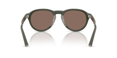 Oliver Peoples R-8 OV5557SU Semi-Matt Green Smoke/Sierra Flash Mirror #colour_semi-matt-green-smoke-sierra-flash-mirror