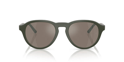 Oliver Peoples R-8 OV5557SU Semi-Matt Green Smoke/Sierra Flash Mirror #colour_semi-matt-green-smoke-sierra-flash-mirror