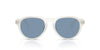 Oliver Peoples R-8 OV5557SU Warm White/Marine #colour_warm-white-marine