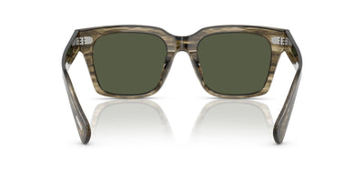 Oliver Peoples Ollice OV5564SU Soft Olive Bark/G-15 Goldtone #colour_soft-olive-bark-g-15-goldtone