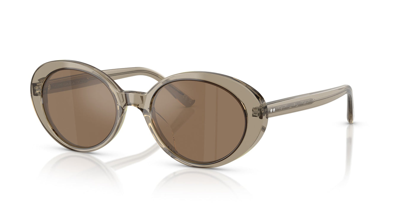 Oliver Peoples Lumar OV5565SU Sencha/Cognac Mirror #colour_sencha-cognac-mirror