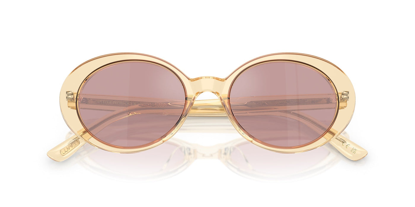 Oliver Peoples Lumar OV5565SU BECR/Pink Satin Mirror Polarised #colour_becr-pink-satin-mirror-polarised