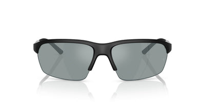 Oliver Peoples R-6 OV5572S Semi-Matte Black/Grey Flash Mirror #colour_semi-matte-black-grey-flash-mirror