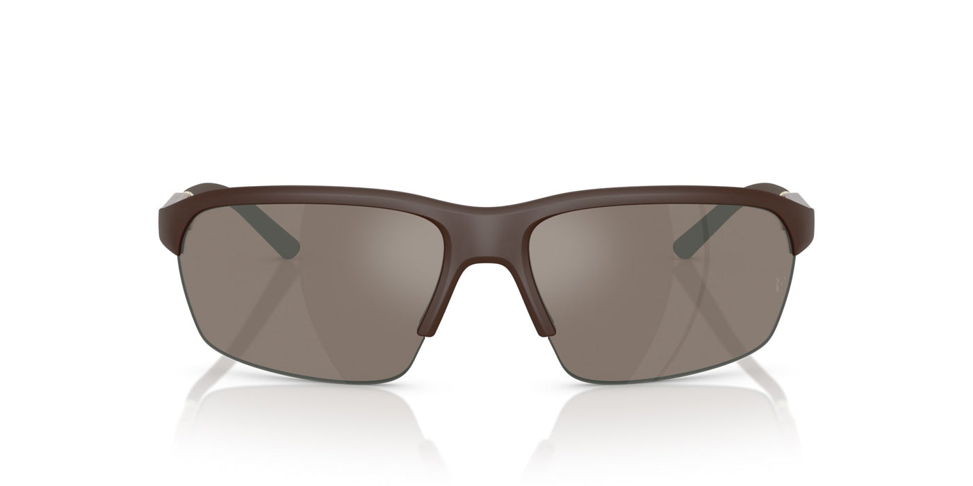 Oliver Peoples R-6 OV5572S Semi-Matt Umber/Sierra Flash Mirror #colour_semi-matt-umber-sierra-flash-mirror