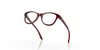 Oakley Junior Humbly OY8022 Polished Transparent Brick Red #colour_polished-transparent-brick-red
