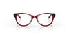 Oakley Junior Humbly OY8022 Polished Transparent Brick Red #colour_polished-transparent-brick-red