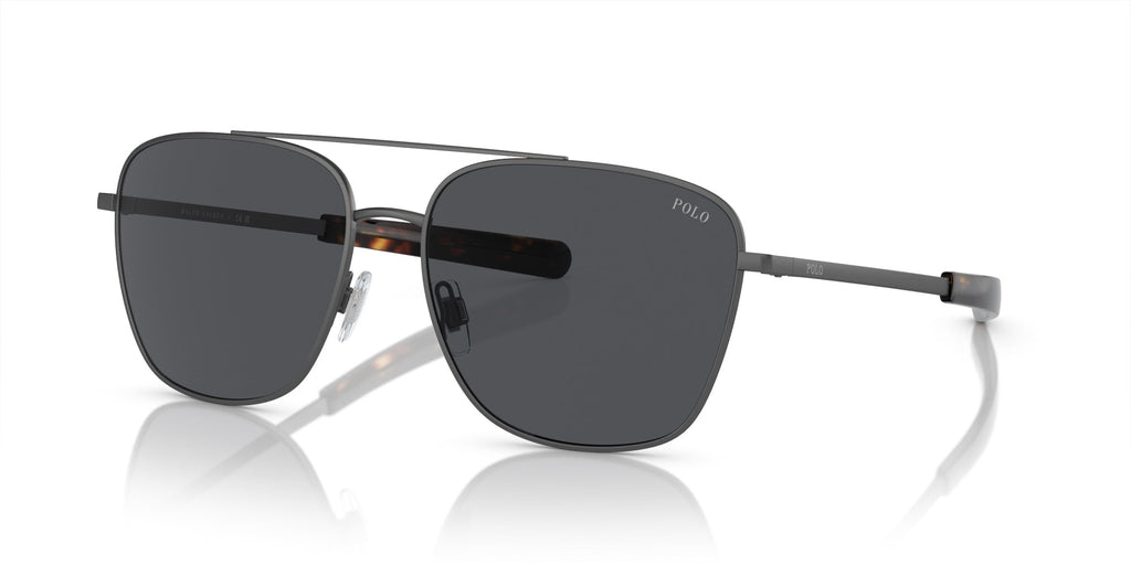 Polo Ralph Lauren PH3147 Semishiny Dark Gunmetal/Grey #colour_semishiny-dark-gunmetal-grey