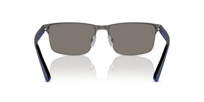 Polo Ralph Lauren PH3155 Matte Gunmetal/Light Grey Silver Mirror #colour_matte-gunmetal-light-grey-silver-mirror