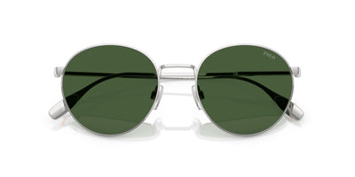 Polo Ralph Lauren PH3158 Brushed Silver/Bottle Green #colour_brushed-silver-bottle-green