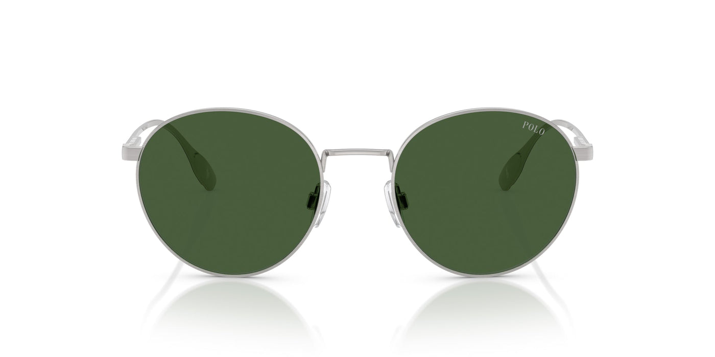 Polo Ralph Lauren PH3158 Brushed Silver/Bottle Green #colour_brushed-silver-bottle-green