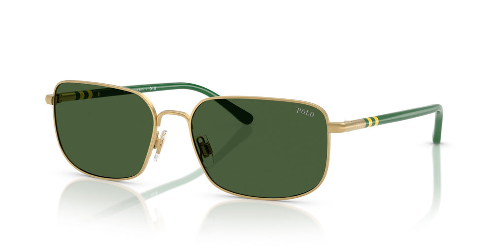 Polo Ralph Lauren PH3159 Semishiny Pale Gold/Bottle Green #colour_semishiny-pale-gold-bottle-green