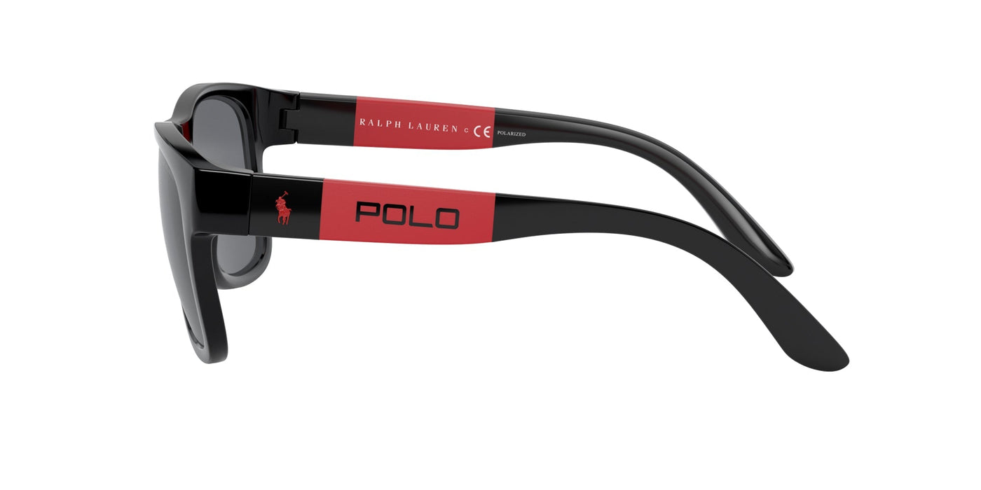 Polo Ralph Lauren PH4162 Shiny Black/Grey Polarised #colour_shiny-black-grey-polarised