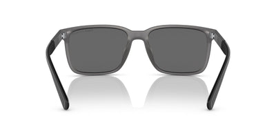 Polo Ralph Lauren PH4189U Matte Transparent Grey/Grey Silver Polarised Mirror #colour_matte-transparent-grey-grey-silver-polarised-mirror