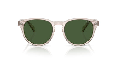 Polo Ralph Lauren PH4221 Shiny Transparent Light Taupe/Bottle Green #colour_shiny-transparent-light-taupe-bottle-green