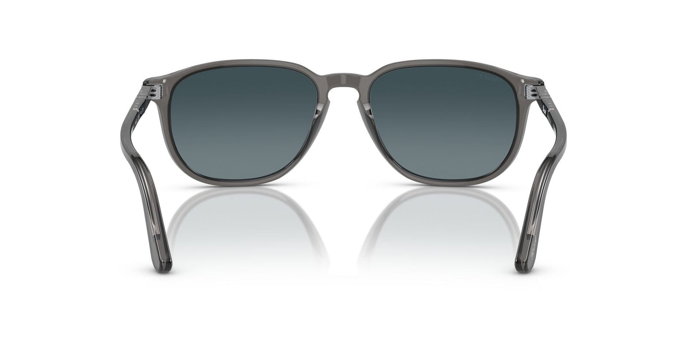 Persol PO3019S Transparent Grey/Light Blue Dark Blue Polarised Gradient #colour_transparent-grey-light-blue-dark-blue-polarised-gradient