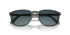 Persol PO3019S Transparent Grey/Light Blue Dark Blue Polarised Gradient #colour_transparent-grey-light-blue-polarised-gradient