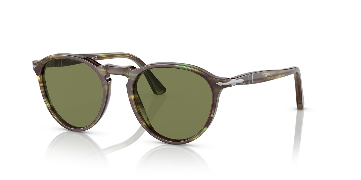 Persol PO3286S Striped Green/Light Green #colour_striped-green-light-green