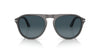 Persol PO3302S Transparent Grey/Light Blue Dark Blue Polarised Gradient #colour_transparent-grey-light-blue-dark-blue-polarised-gradient