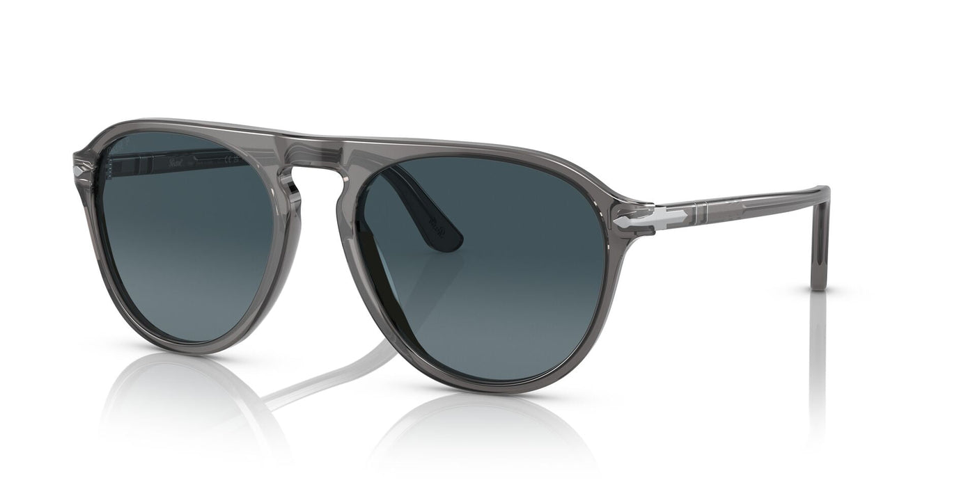 Persol PO3302S Transparent Grey/Light Blue Dark Blue Polarised Gradient #colour_transparent-grey-light-blue-dark-blue-polarised-gradient