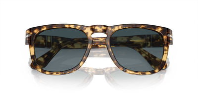 Persol Elio PO3333S Beige Tortoise/Blue Dark Blue Gradient Polarised #colour_beige-tortoise-blue-dark-blue-gradient-polarised