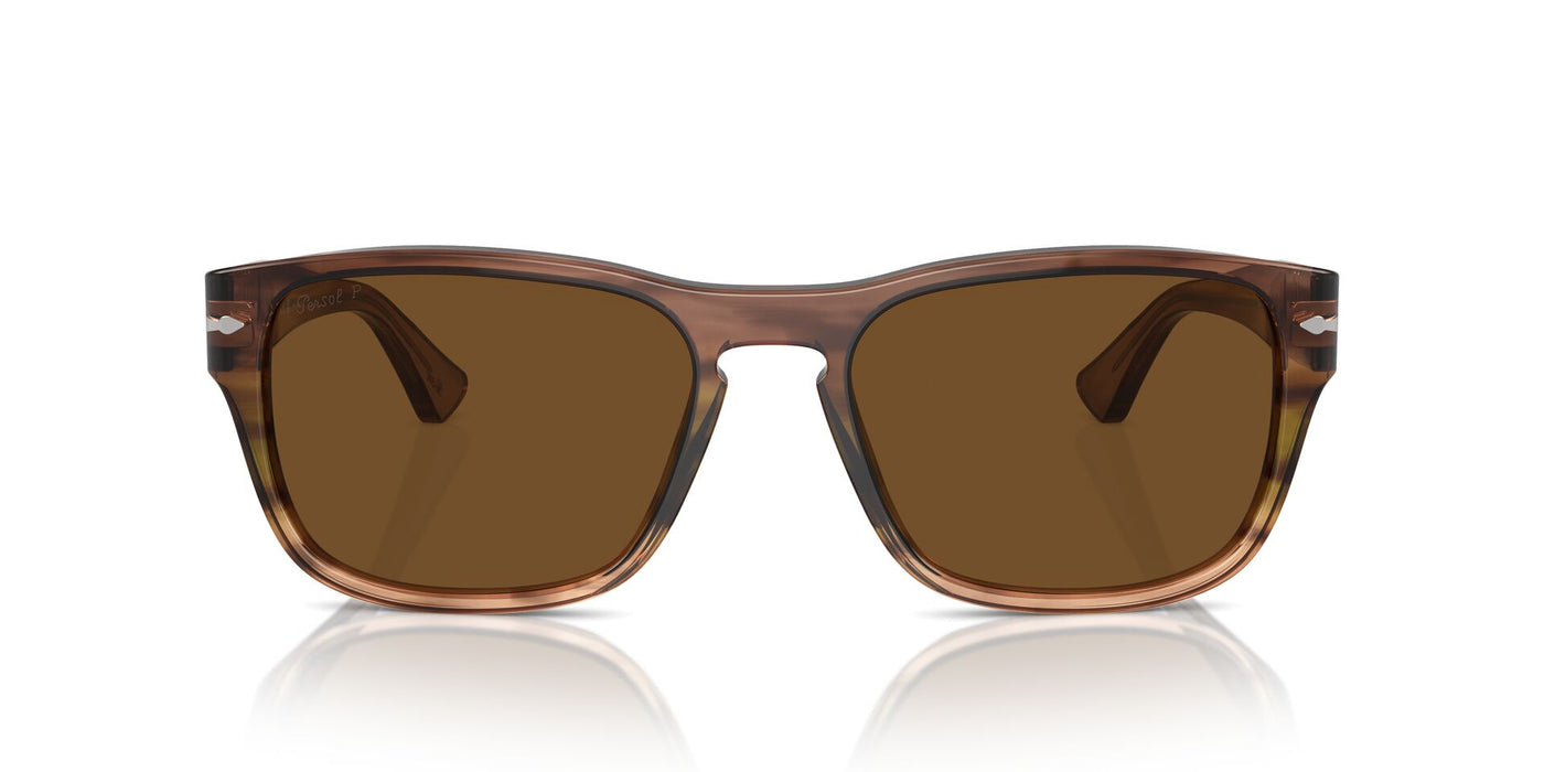 Persol PO3341S Striped Brown Green/Brown Polarised #colour_striped-brown-green-brown-polarised