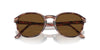 Persol PO3343S Striped Bordeaux/Brown Polarised #colour_striped-bordeaux-brown-polarised