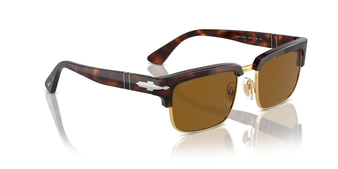 Persol PO3354S Tortoise Brown/Gold/Brown #colour_tortoise-brown-gold-brown