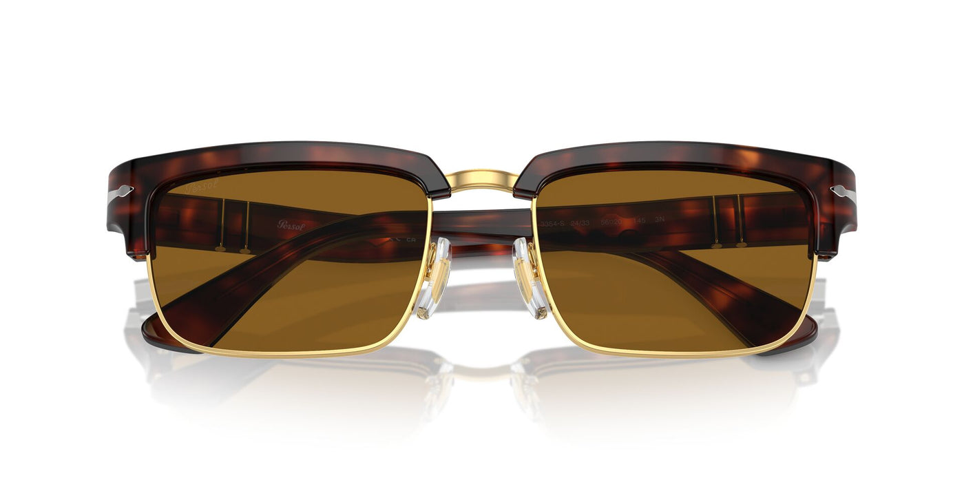 Persol PO3354S Tortoise Brown/Gold/Brown #colour_tortoise-brown-gold-brown