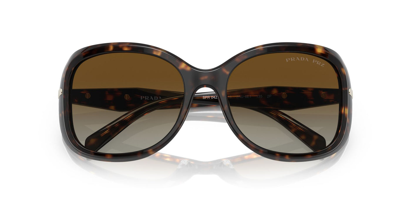 Prada SPR04Z Tortoise/Polarised Brown Gradient #colour_tortoise-polarised-brown-gradient