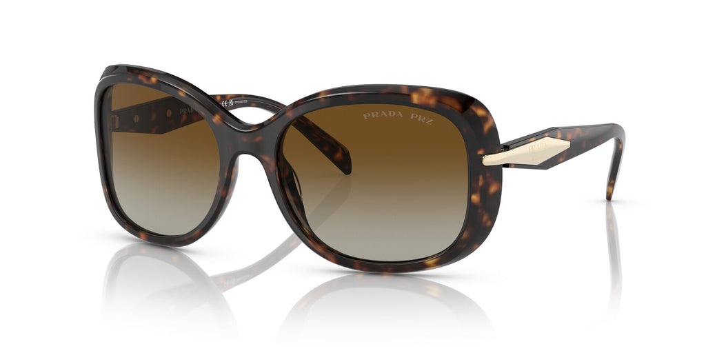 Prada SPR04Z Tortoise/Polarised Brown Gradient #colour_tortoise-polarised-brown-gradient