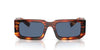 Prada SPR06Y Striped Radica/Dark Blue #colour_striped-radica-dark-blue