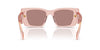 Prada SPR08Y Transparent Peach/Light Brown #colour_transparent-peach-light-brown