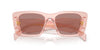 Prada SPR08Y Transparent Peach/Light Brown #colour_transparent-peach-light-brown