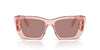 Prada SPR08Y Transparent Peach/Light Brown #colour_transparent-peach-light-brown