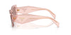 Prada SPR08Y Transparent Peach/Light Brown #colour_transparent-peach-light-brown