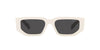 Prada SPR09Z Talc/Dark Grey #colour_talc-dark-grey