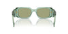 Prada SPR17W Transparent Sage/Green Internal Silver Mirror #colour_transparent-sage-green-internal-silver-mirror