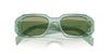 Prada SPR17W Transparent Sage/Green Internal Silver Mirror #colour_transparent-sage-green-internal-silver-mirror