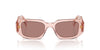 Prada SPR17W Transparent Peach/Light Brown #colour_transparent-peach-light-brown