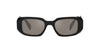 Prada SPR17W Black/Grey Internal Silver Mirror #colour_black-grey-internal-silver-mirror