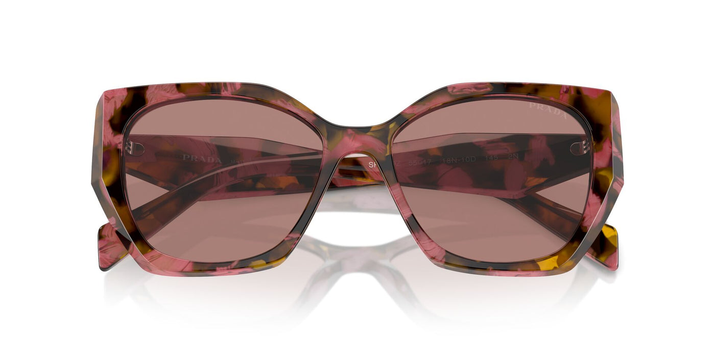 Prada SPR19Z Tortoise Cognac Begonia/Light Brown #colour_tortoise-cognac-begonia-light-brown