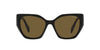 Prada SPR19Z Black-Yellow Marble/Dark Brown #colour_black-yellow-marble-dark-brown